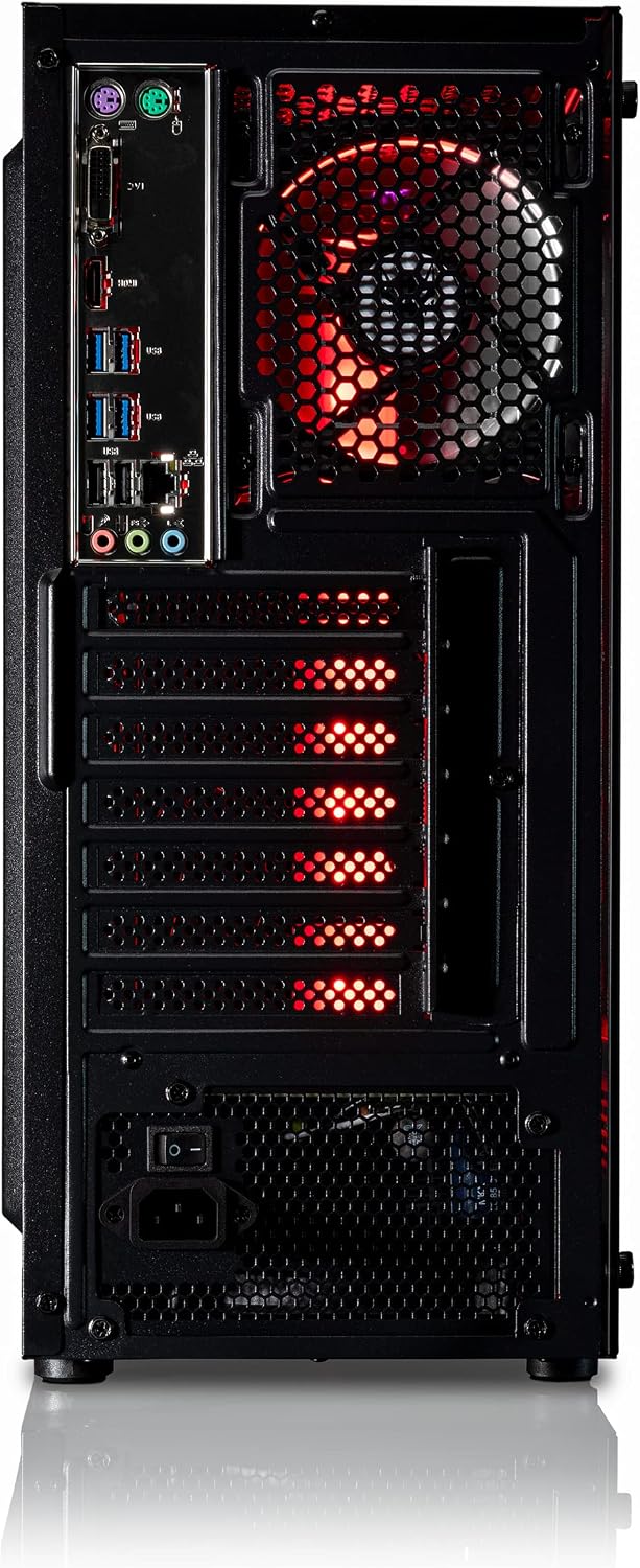 BEASTCOM Q3 Gaming PC Desktop Computer AMD Ryzen 5 5600GT, 4K Vega Graphics 12 Threads, 16GB RAM, 1TB M.2 NVMe, 500W 80PLUS PSU, WiFi, Gaming Office Console, Towers Prebuilt PC