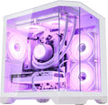 Ocean of Stars AI Gaming PC Desktop - AMD Ryzen 7 9700X 8-Core 3.8GHz- RTX 5060 8GB- 16GB DDR5 RAM 6000MHz-1TB PCIe SSD- 850W PSU-WiFi & Bluetooth - Windows 11 Desktop Computer-White