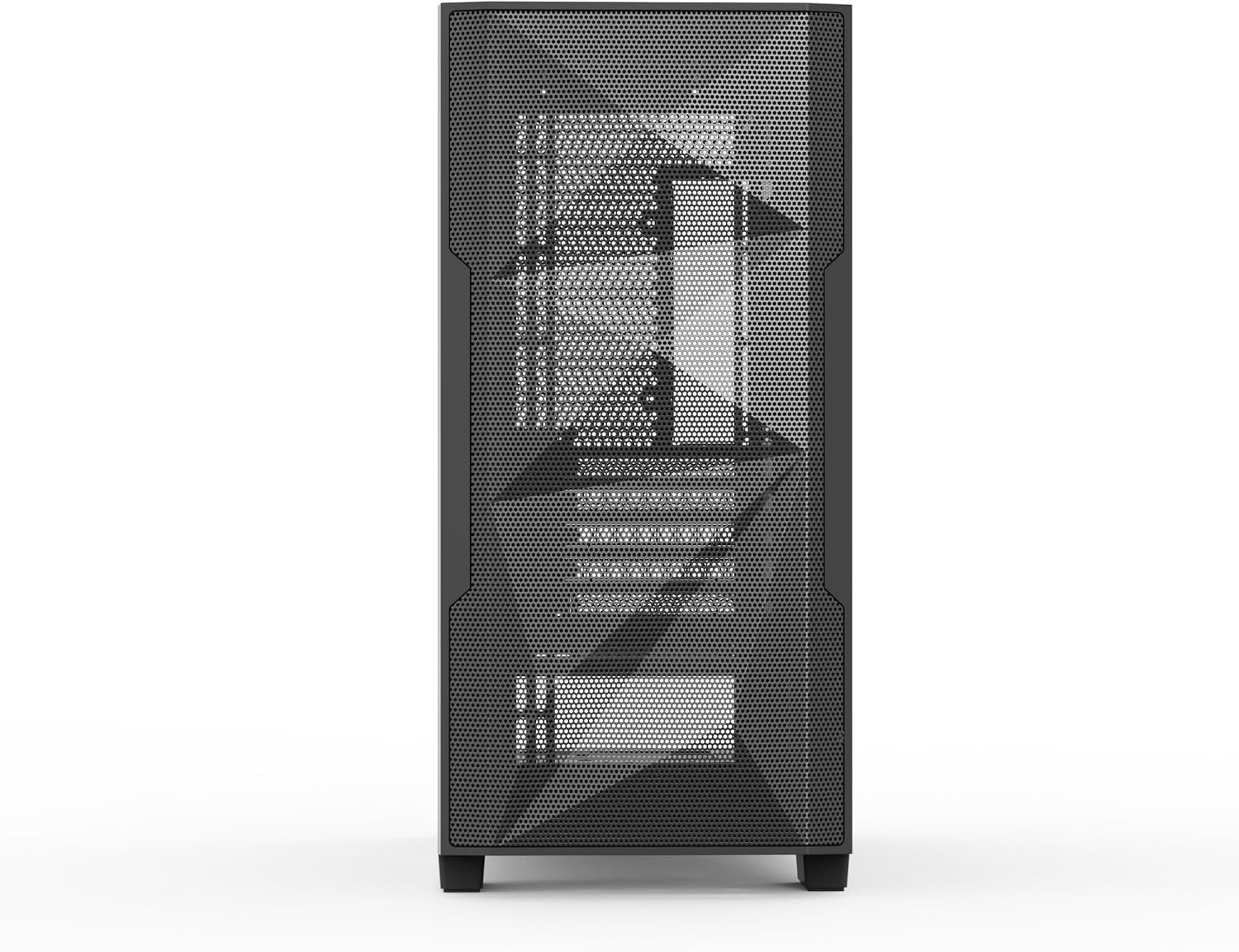 Rosewill FBM-X6 Micro ATX Mid Tower Case - Tempered Glass Side Panel, High Airflow, 4X PWM ARGB Fans, Dedicated Cable Routing Clips, Pre-Installed 650W 80+ Gold Power Supply - Black