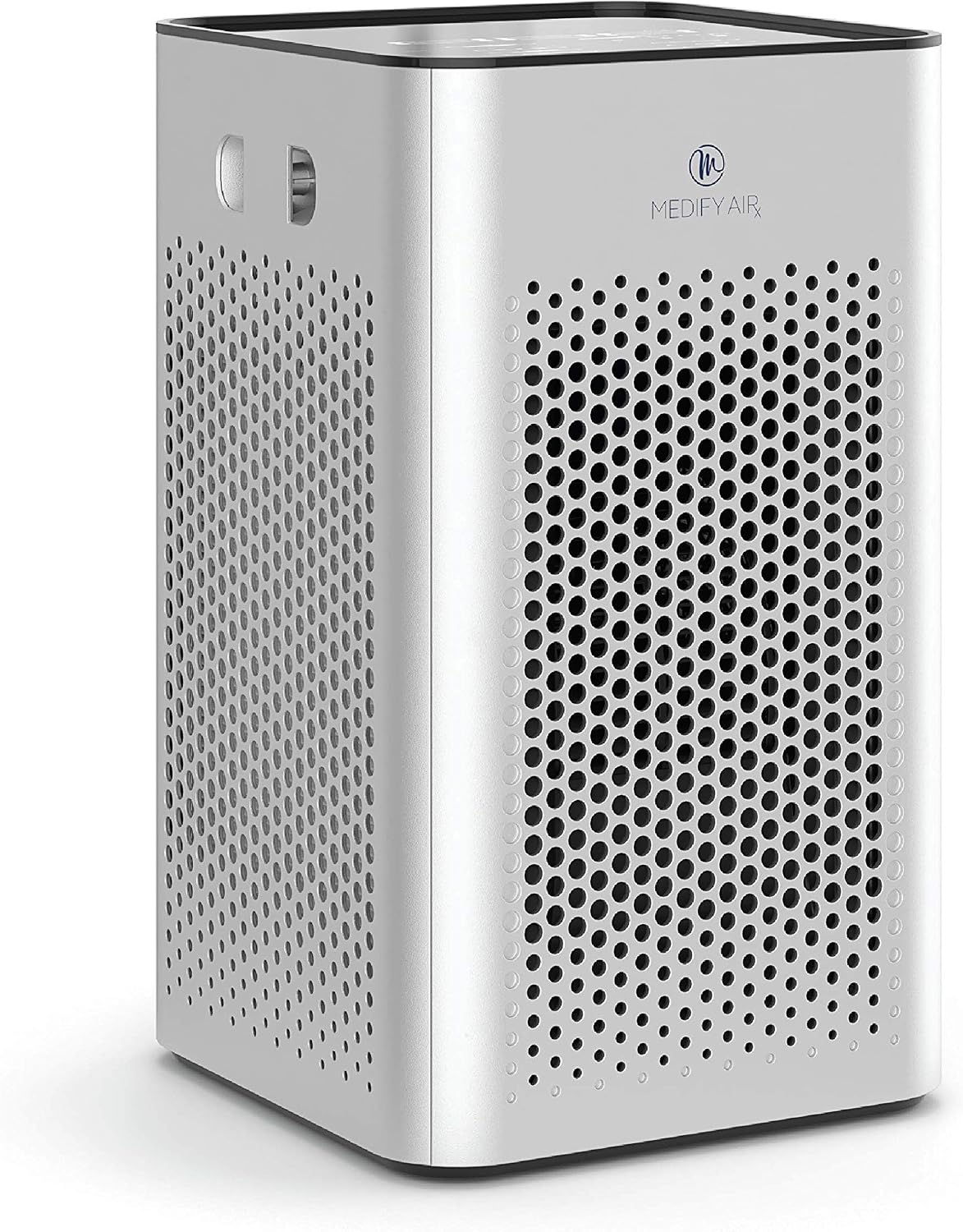 Medify MA-25 Air Purifier with True HEPA H13 Filter | 825 ft² Coverage in 1hr for Allergens, Smoke, Wildfires, Odors, Pollen, Pet Dander | Quiet 99.9% Removal to 0.1 Microns | Silver, 1-Pack