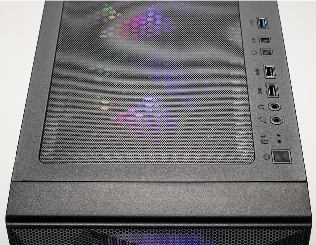 Skytech Gaming Storm Desktop PC, Ryzen 5 5500 3.6 GHz (4.2GHz), NVIDIA RTX 5060, 1TB NVMe SSD, 16GB DDR4 RAM 3200, 650W Gold PSU, Wi-Fi, Win 11