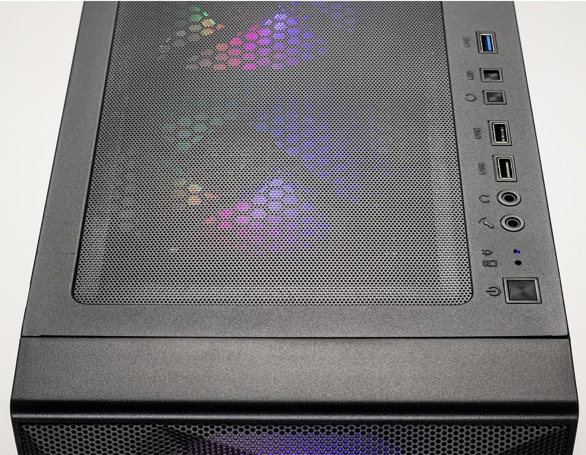 Skytech Gaming Storm Desktop PC, Ryzen 7 5700 3.7 GHz (4.6GHz), NVIDIA RTX 5060 Ti 8GB, 1TB NVMe SSD, 16GB DDR4 RAM 3200, 650W Gold PSU, Wi-Fi, Win 11