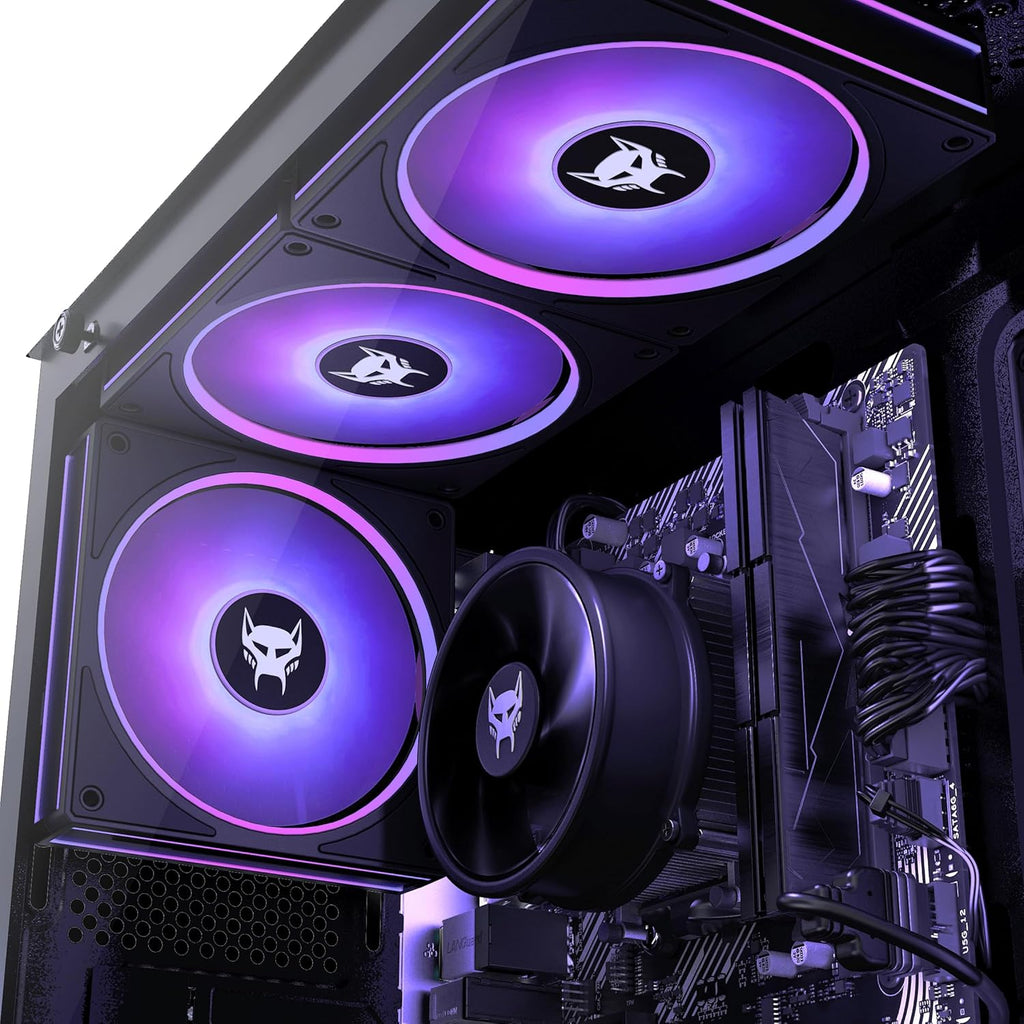BEASTCOM Q3 Gaming PC Desktop Computer AMD Ryzen 5 3400G, 4K Vega Graphics, 16GB RAM, 512GB M.2 NVMe, 500W 80PLUS PSU, WiFi, Gaming Office Console, Towers Prebuilt PC