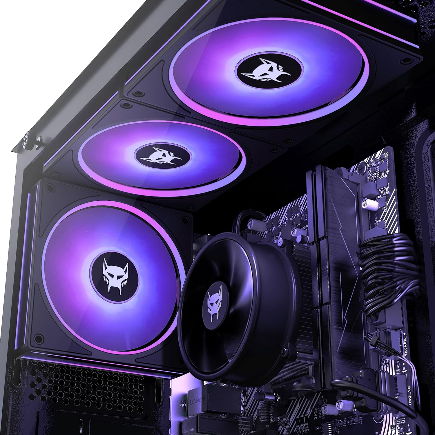 BEASTCOM Q3 Gaming PC Desktop Computer AMD Ryzen 5 3400G, 4K Vega Graphics, 16GB RAM, 512GB M.2 NVMe, 500W 80PLUS PSU, WiFi, Gaming Office Console, Towers Prebuilt PC