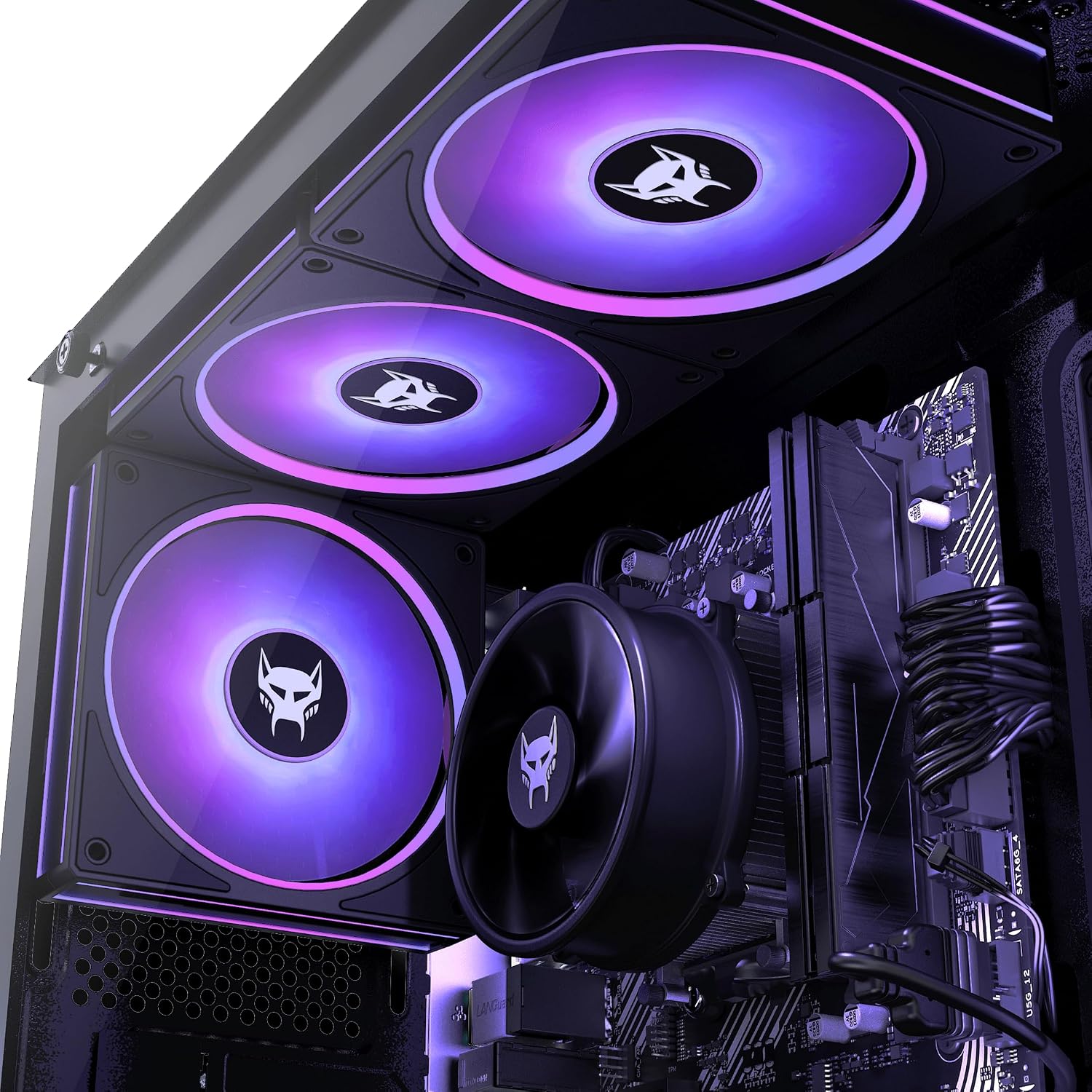 BEASTCOM Q3 Gaming PC Desktop Computer AMD Ryzen 5 5600GT, 4K Vega Graphics 12 Threads, 16GB RAM, 512GB M.2 NVMe, 500W 80PLUS PSU, WiFi, Gaming Office Console, Towers Prebuilt PC