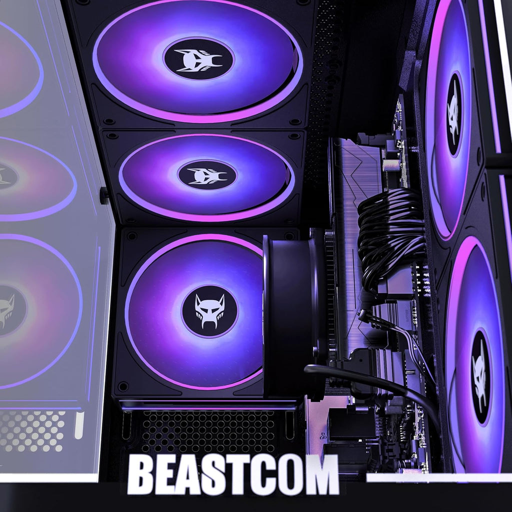 BEASTCOM Q3 Gaming PC Desktop Computer AMD Ryzen 5 3400G, 4K Vega Graphics, 16GB RAM, 1TB M.2 NVMe, 500W 80PLUS PSU, WiFi, Gaming Office Console, Towers Prebuilt PC