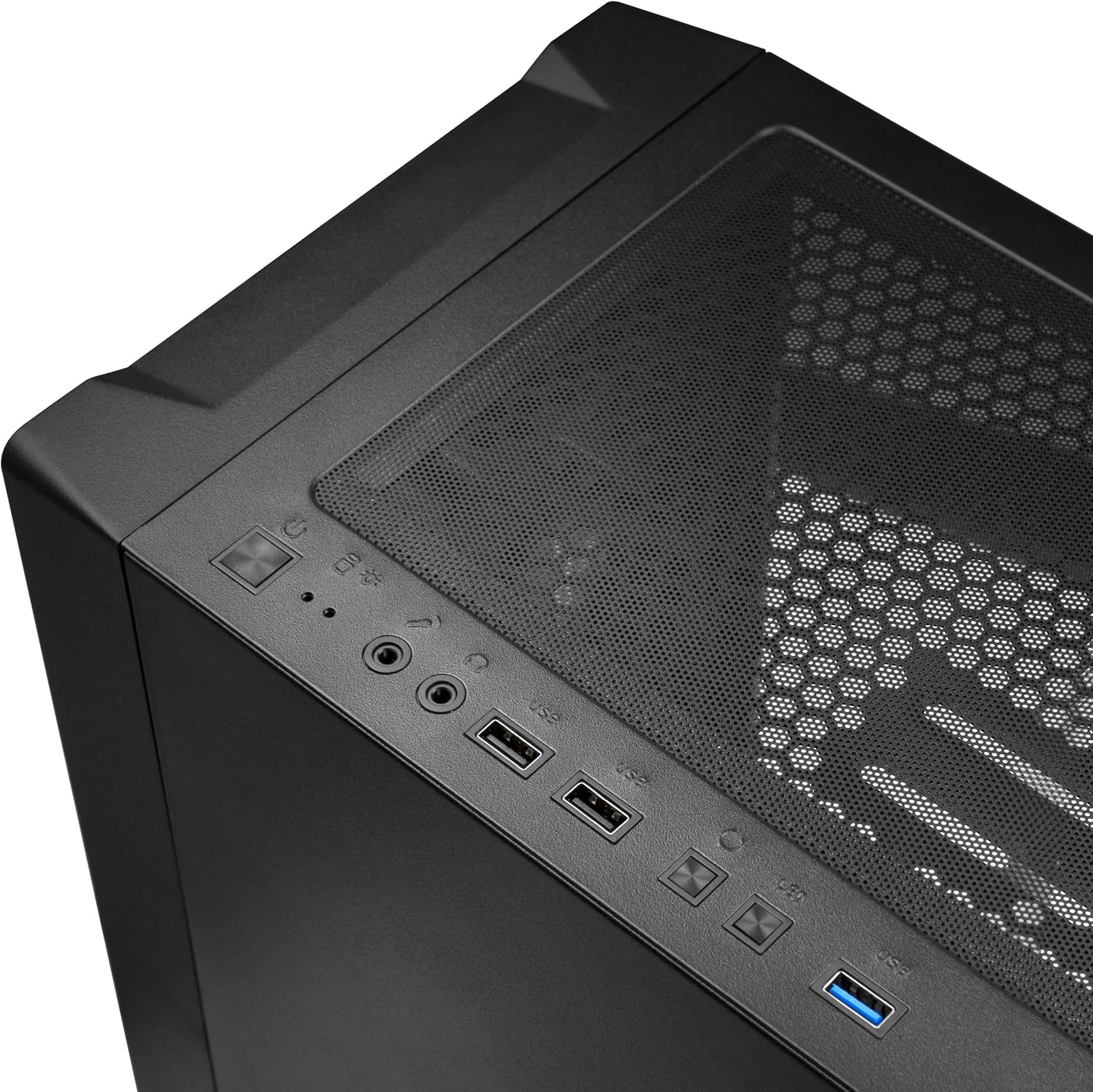 Blackout Computers Gaming Desktop PC Computer, Intel Core i7 3.6 GHz up to 4.0 GHz,AMD Radeon RX 580 8G GDDR5,16GB RAM,1TB NVME SSD, Windows 11 Pro, WiFi, Bluetooth 5.0, VR Ready,RGB Fans x4 (Renewed)