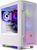 Skytech Gaming Archangel Gaming PC Desktop – AMD Ryzen 5 3600 3.6 GHz, NVIDIA RTX 3050, 500GB NVME SSD, 8GB DDR4 RAM 3200, 600W Gold PSU, 11AC Wi-Fi, Windows 11 Home 64-bit