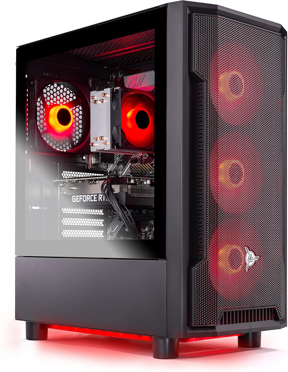 Skytech Gaming Shadow Gaming PC Desktop – AMD Ryzen 5 3600 3.6 GHz, NVIDIA RTX 3060, 1TB NVME SSD, 16GB DDR4 RAM 3200, 600W Gold PSU, 11AC Wi-Fi, Windows 11 Home 64-bit,Black