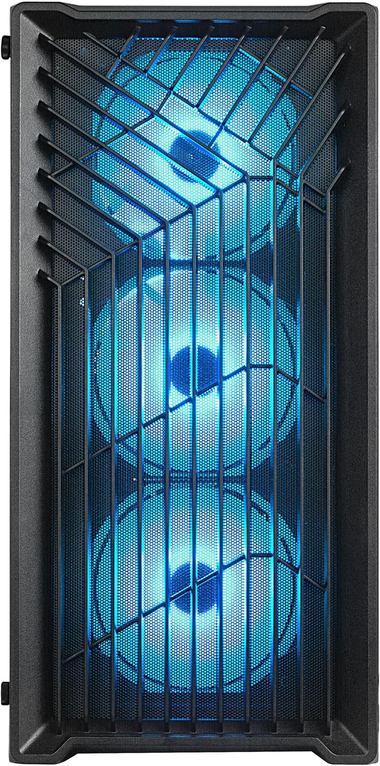 Blackout Computers Gaming Desktop PC Computer, Intel Core i7 3.6 GHz up to 4.0 GHz,AMD Radeon RX 580 8G GDDR5,16GB RAM,1TB NVME SSD, Windows 11 Pro, WiFi, Bluetooth 5.0, VR Ready,RGB Fans x4 (Renewed)