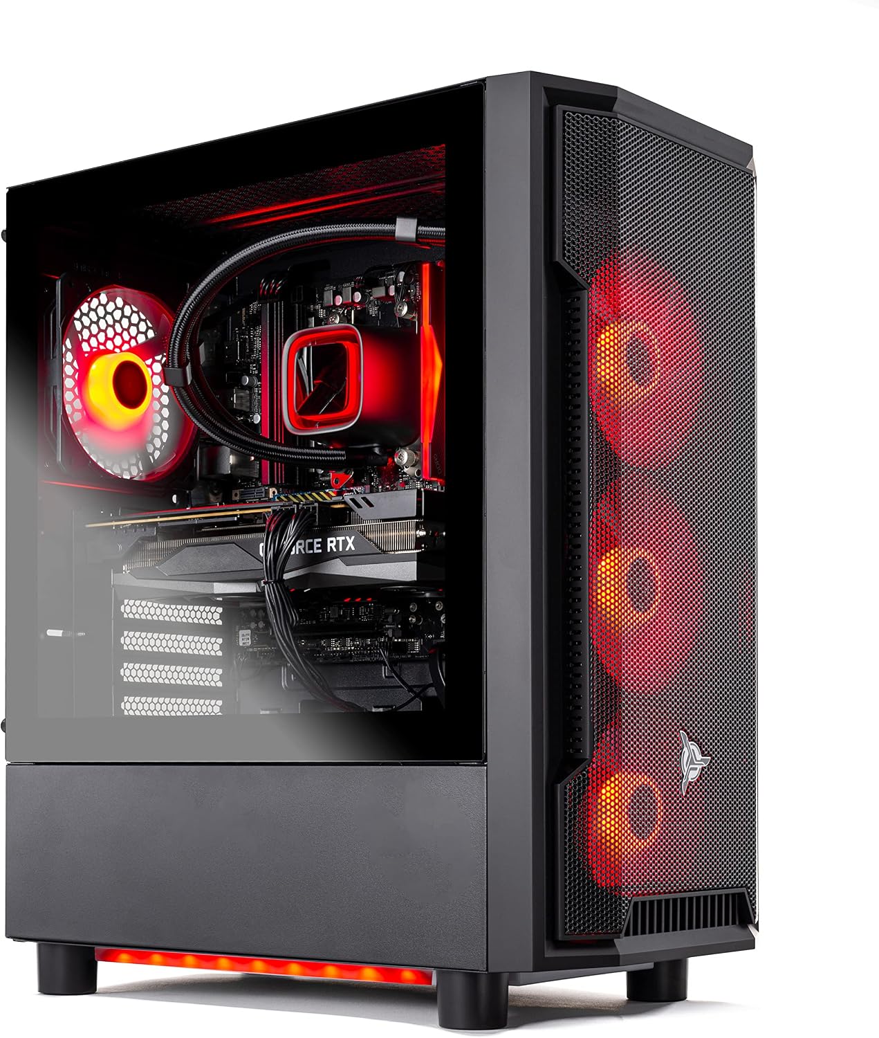 Skytech Gaming Shadow Desktop PC, Intel i7 14700F 2.1 GHz (5.3GHz Turbo), NVIDIA RTX 5060 Ti 16GB, 1TB Gen4 NVMe SSD, 16GB DDR5 RAM 5200, 650W Gold PSU, 360mm ARGB AIO, Wi-Fi, Win 11