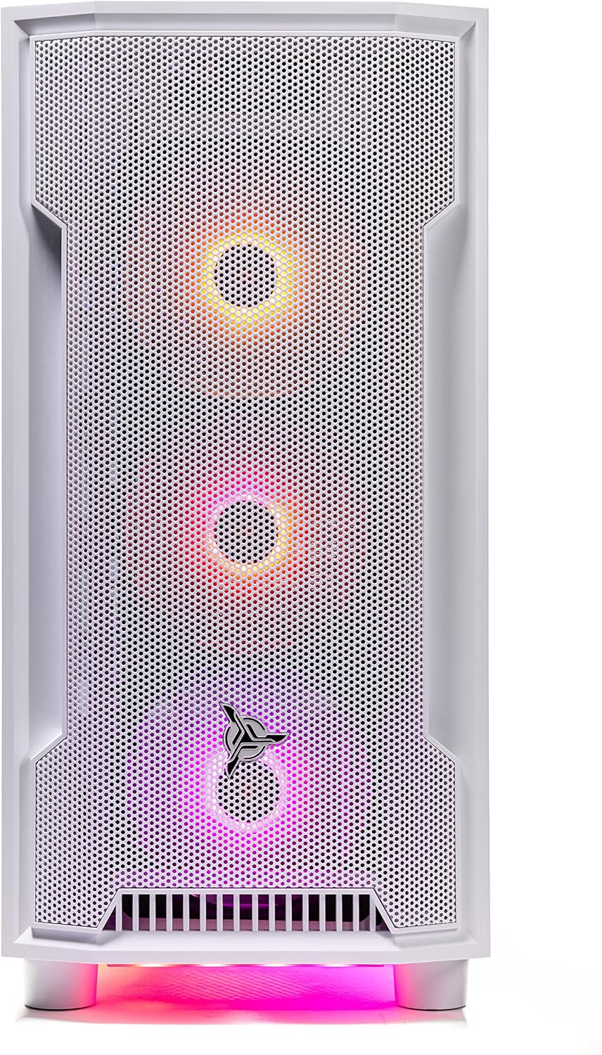 Skytech Gaming Archangel Gaming PC Desktop – AMD Ryzen 5 3600 3.6 GHz, NVIDIA RTX 3050, 500GB NVME SSD, 8GB DDR4 RAM 3200, 600W Gold PSU, 11AC Wi-Fi, Windows 11 Home 64-bit