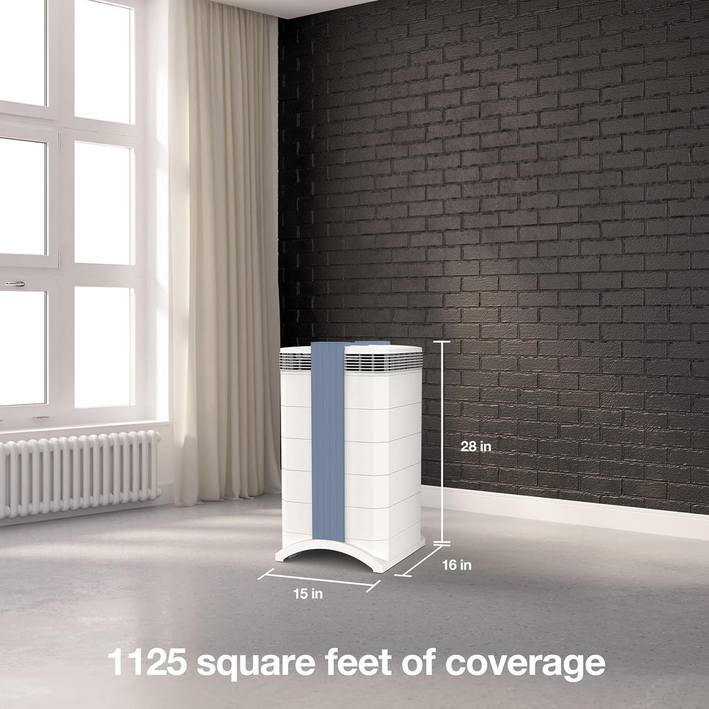 IQAir GC Multigas XE Air Purifier - Filtration for Large Rooms up to 1125 sq ft - Particles, Chemicals, Gases, Odors, Mold, Activated Carbon, Swiss Made, WiFi Enabled