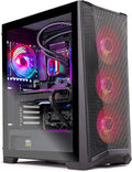 Skytech Gaming Chronos Gaming PC, Ryzen 7 7700X 4.5 GHz, RTX 4070, 1TB NVME, 32GB DDR5 RAM RGB, 650W Gold PSU Wi-Fi, Win 11 Home, RGB-Keyboard and RGB-Mouse Included