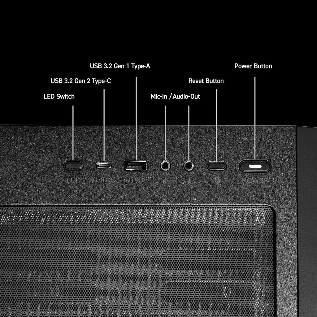 msi Aegis R2 AI Gaming Desktop: Intel Core Ultra 7 265, GeForce RTX 5070, 32GB DDR5, 2TB M.2 NVMe SSD, ARGB Fan Air Cooling, USB Type C, VR-Ready, Windows 11 Home: C2NVP7-2070US