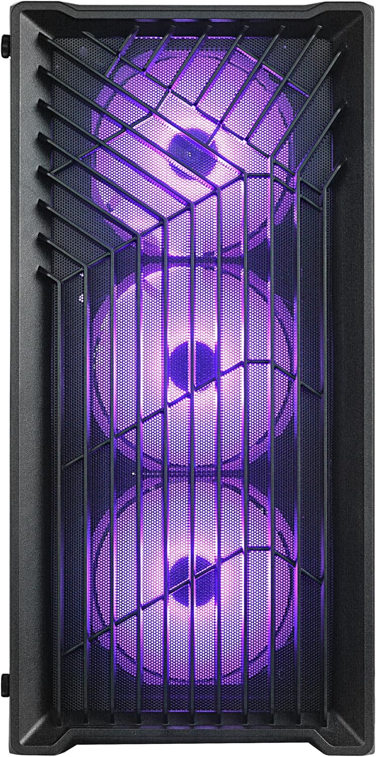 Blackout Computers Gaming Desktop PC Computer, Intel Core i7 3.6 GHz up to 4.0 GHz,AMD Radeon RX 580 8G GDDR5,16GB RAM,1TB NVME SSD, Windows 11 Pro, WiFi, Bluetooth 5.0, VR Ready,RGB Fans x4 (Renewed)