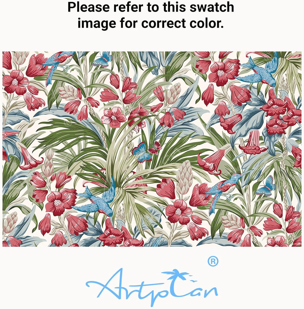 ARTPLAN Outdoor Chair Cushion,Tufted Adirondack Patio Chair Cushion,Wicker High Back Outdoor Seat Cushion,Set of 4,44' L x 21' W x 4' H (4 Pack),Floral