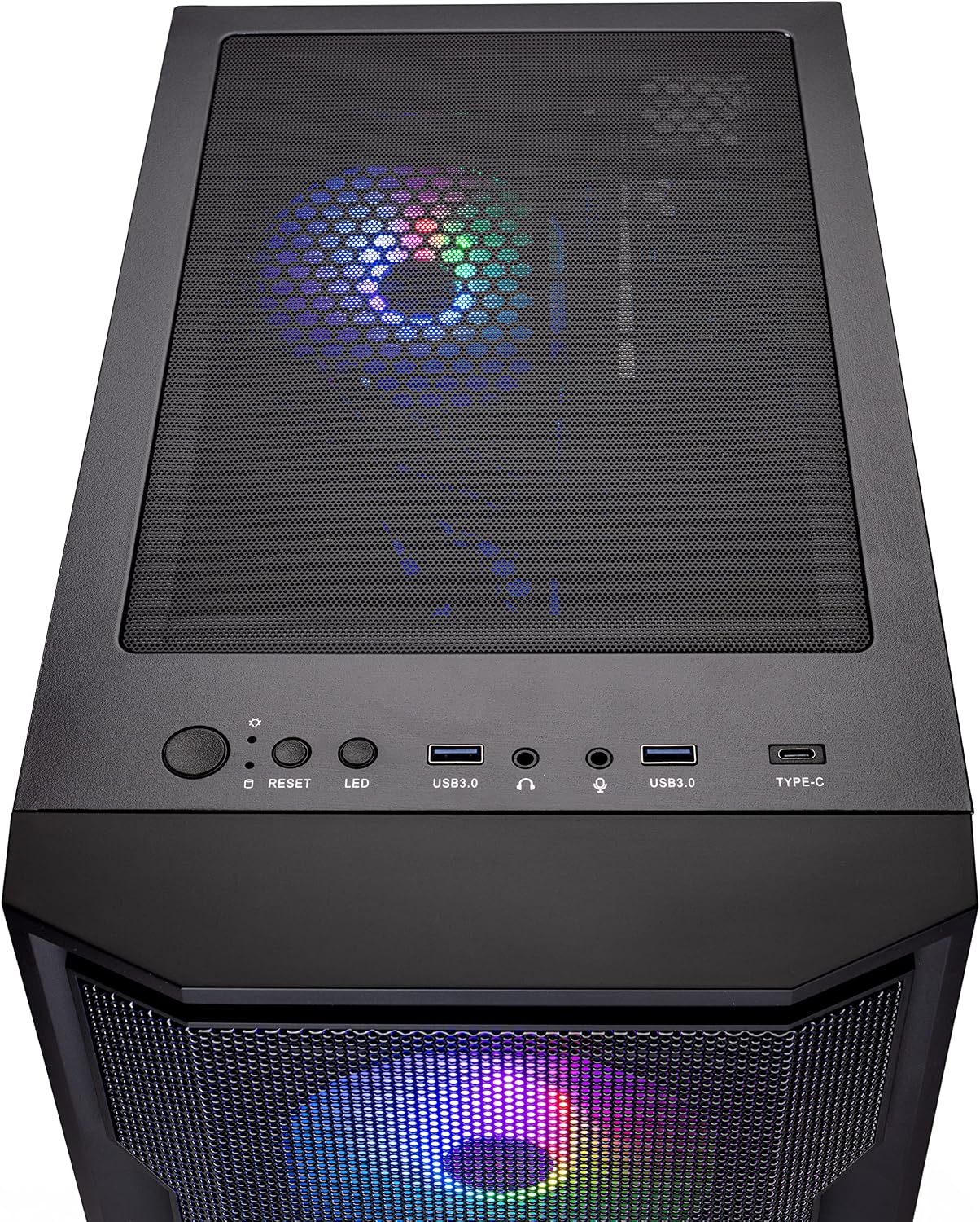 Skytech Gaming Shadow Desktop PC, Intel i7 14700F 2.1 GHz (5.3GHz Turbo), NVIDIA RTX 5060 Ti 16GB, 1TB Gen4 NVMe SSD, 16GB DDR5 RAM 5200, 650W Gold PSU, 360mm ARGB AIO, Wi-Fi, Win 11