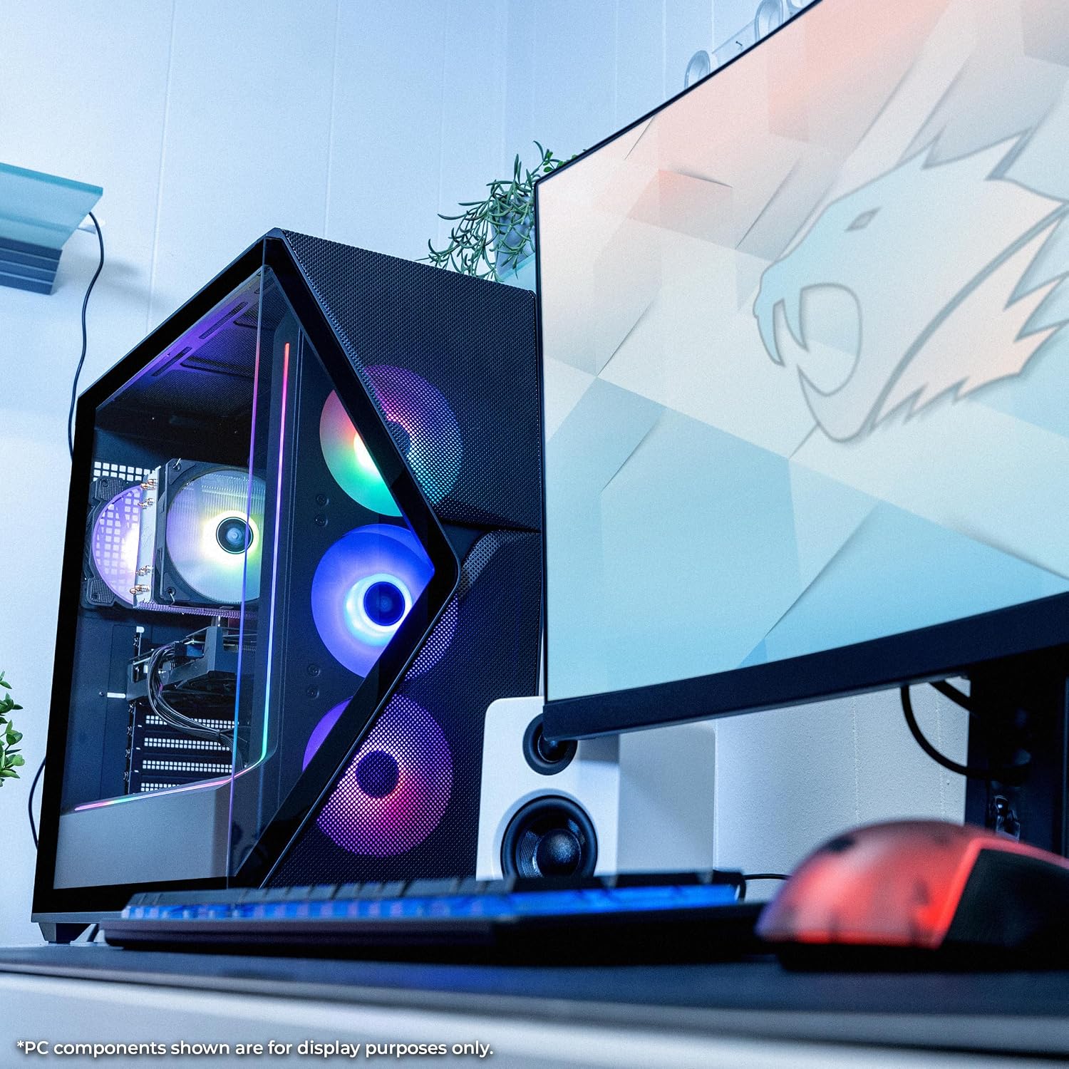 iBUYPOWER Slate MESH Gaming PC Desktop Computer Intel Core i7 14700F CPU, NVIDIA GeForce RTX 5070 12GB GPU, 32GB DDR5 RGB 5200MHz RAM, 1TB NVMe SSD, Windows 11 Home, Keyboard and Mouse - SMI7N5701