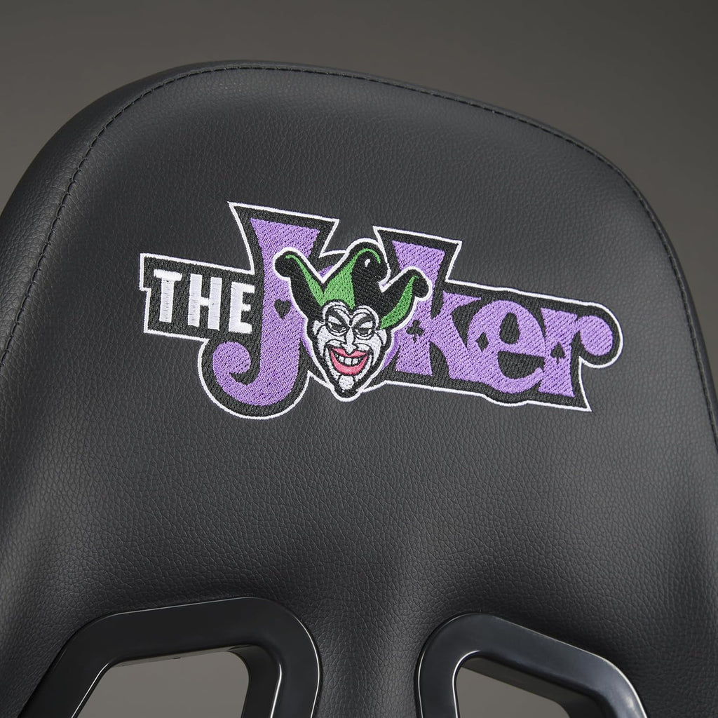 Joker - Gaming Chair or Office Chair, Adult Gamer Chair, Comfortable seat, Integrated headrest, Adjustable armrests and Height, Ergonomic backrest - Black