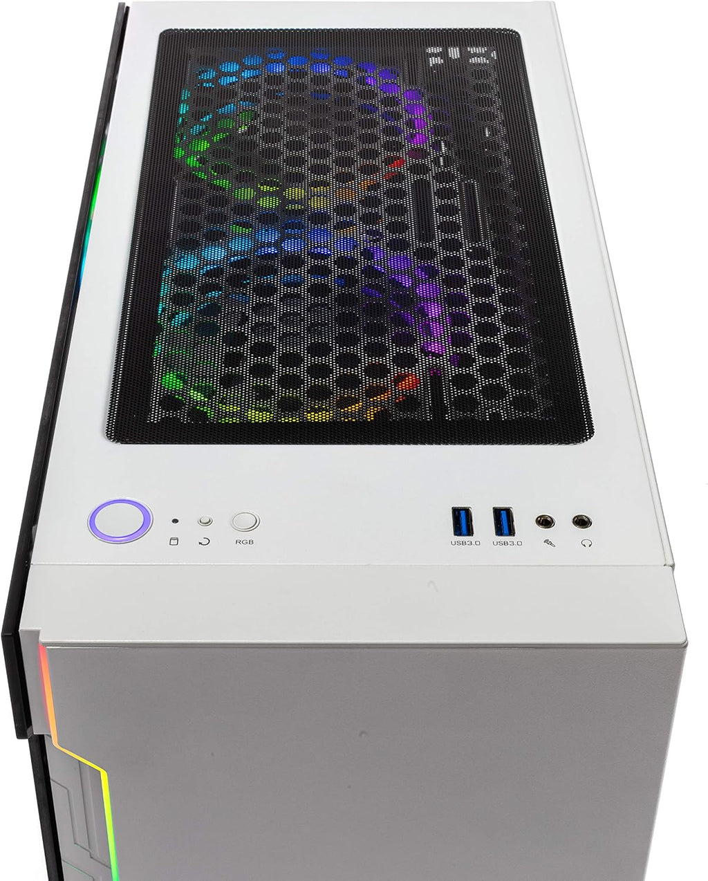 Skytech Archangel Gaming Computer PC Desktop – RYZEN 5 2600X 6-Core 3.6 GHz, GTX 1660 6G, 500GB SSD, 16GB DDR4 3000MHz, RGB Fans, Windows 10 Home