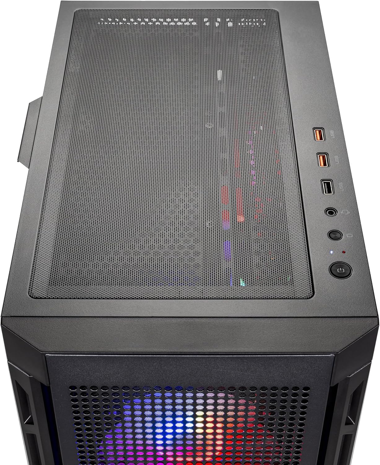 Skytech Gaming Blaze4 Mini Gaming PC, AMD Ryzen 5 5500 3.6GHz, NVIDIA RTX 5050 8GB, 1TB NVMe SSD, 16GB DDR4 RAM 3200, 650W Gold PSU, Wi-Fi, Win 11, Desktop