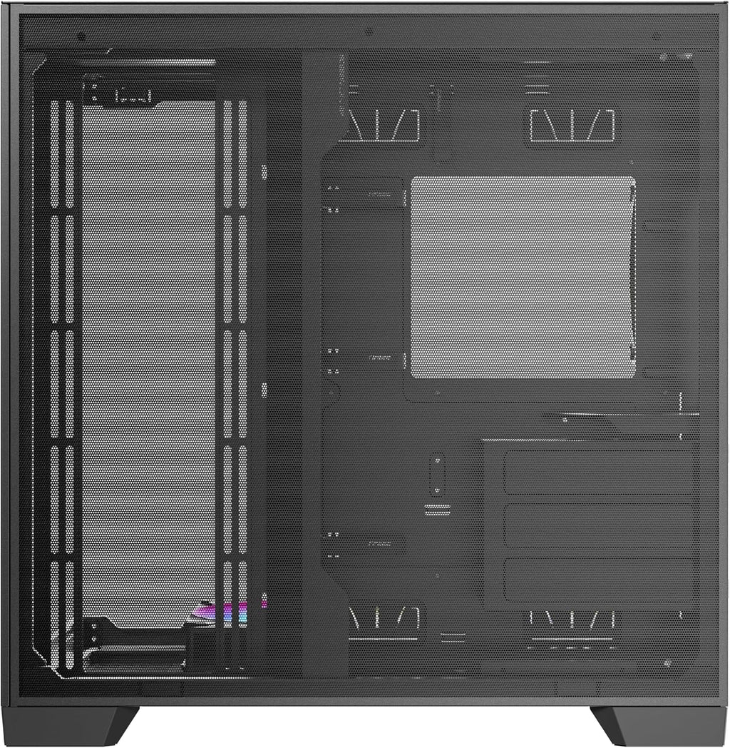 Antec C8 ARGB, 2X TQR 160mm & 1x TQ 140mm ARGB PWM Fans Included,Dual-Chamber Layout, Type-C, 360mm Radiator Support, Seamless TG Front & Side Panels, RTX 40 Compatible, Full-Tower E-ATX PC Case